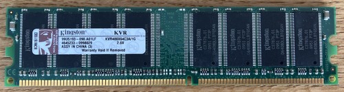 1gb kingston valueram ddr1 ram - ddr1,