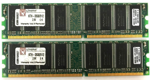 Kingston 1gb ddr1 - (2x512mb),