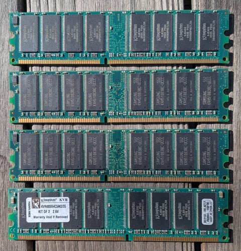Kingston 4gb ddr1 - kingston, (4x1gb)