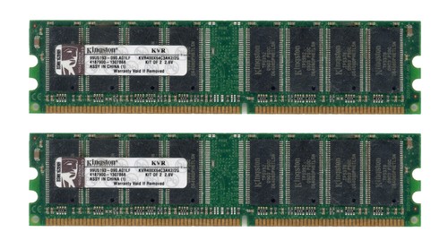 Kingston 2gb 2x1gb ddr - kingston,