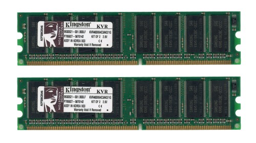 Kingston 1gb 2x512mb ddr - 2x512mb,