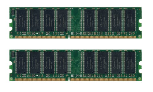 Kingston 2gb 2x1gb ddr pc3200u - ddr,