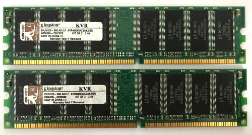 2gb ddr1 kingston - (2x1gb)ddr1,
