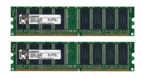 Kingston 1gb 2x512mb ddr - 1gb,