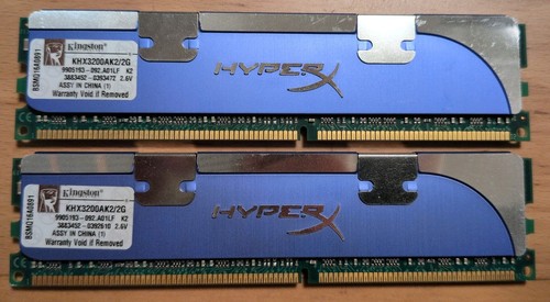 1gb kingston hyperx - 2x,