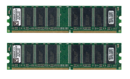 Kingston 2gb 2x1gb ddr - kingston,