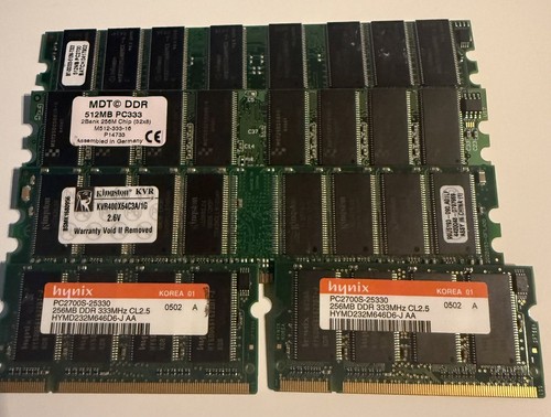 Ddr1 ram konvolut 5gb - ram, 2,5gb