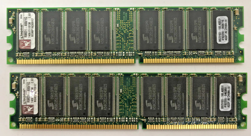 Kingston 2gb ddr1 - kingston, (2x1gb)
