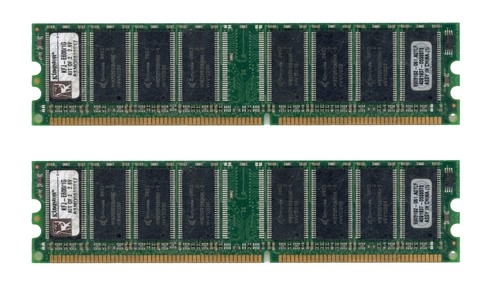 Kingston 1gb 2x512mb ddr - 1gb,